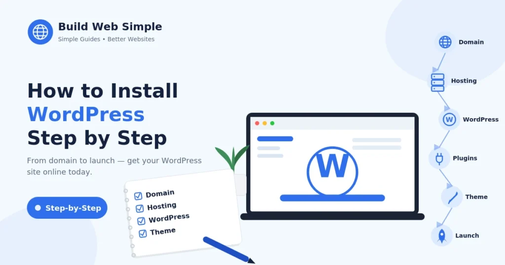how to install WordPress step by step