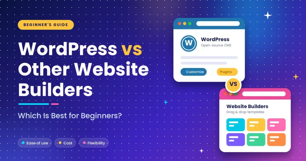 WordPress vs Other Website Builders: Which Is Best for Beginners? WordPress-vs-website-builders